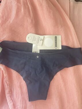 Girls' Navy Seamless Bikini Bottom